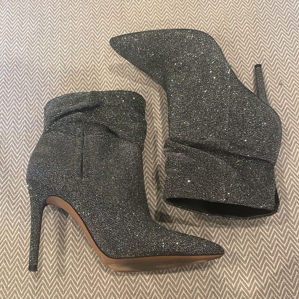 Jessica Simpson Lalie Shimmer Pointed Boots